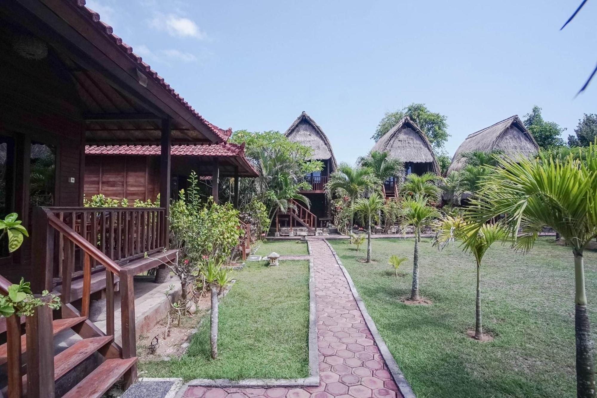 Abian Huts Dream Beach Lembongan Нуса Лембонган Екстериор снимка