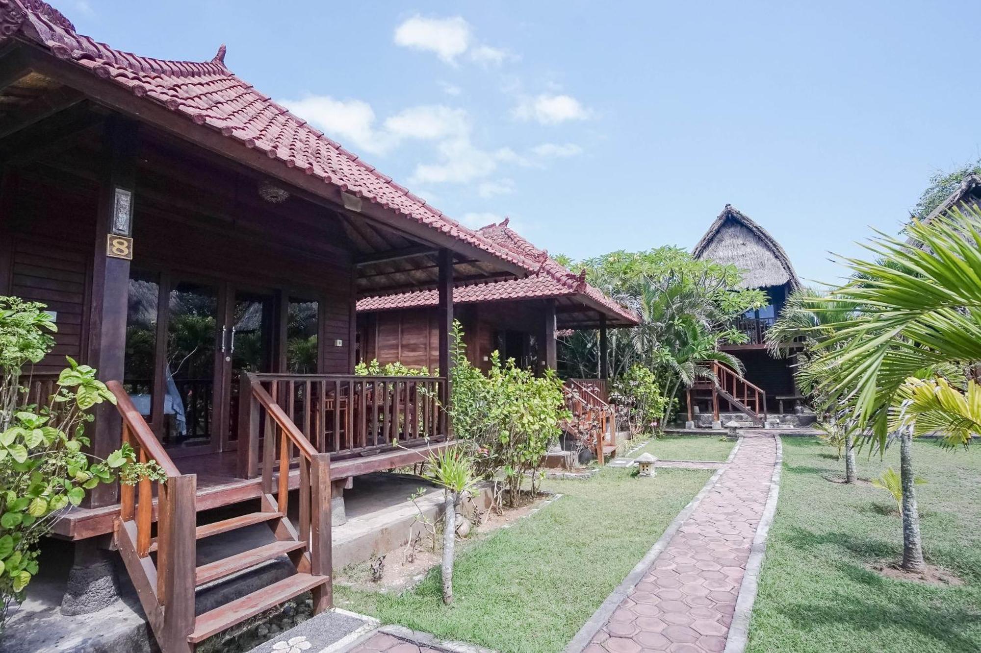 Abian Huts Dream Beach Lembongan Нуса Лембонган Екстериор снимка