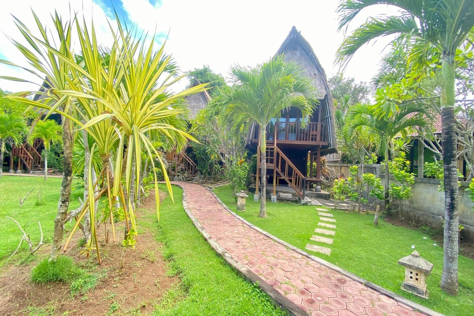 Abian Huts Dream Beach Lembongan Нуса Лембонган Екстериор снимка