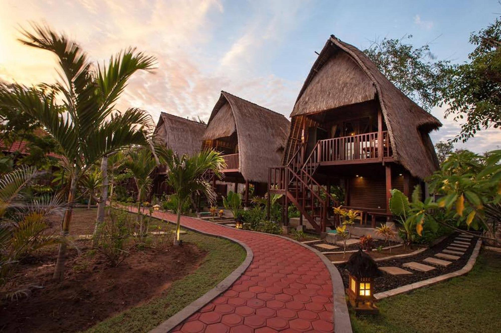 Abian Huts Dream Beach Lembongan Нуса Лембонган Екстериор снимка